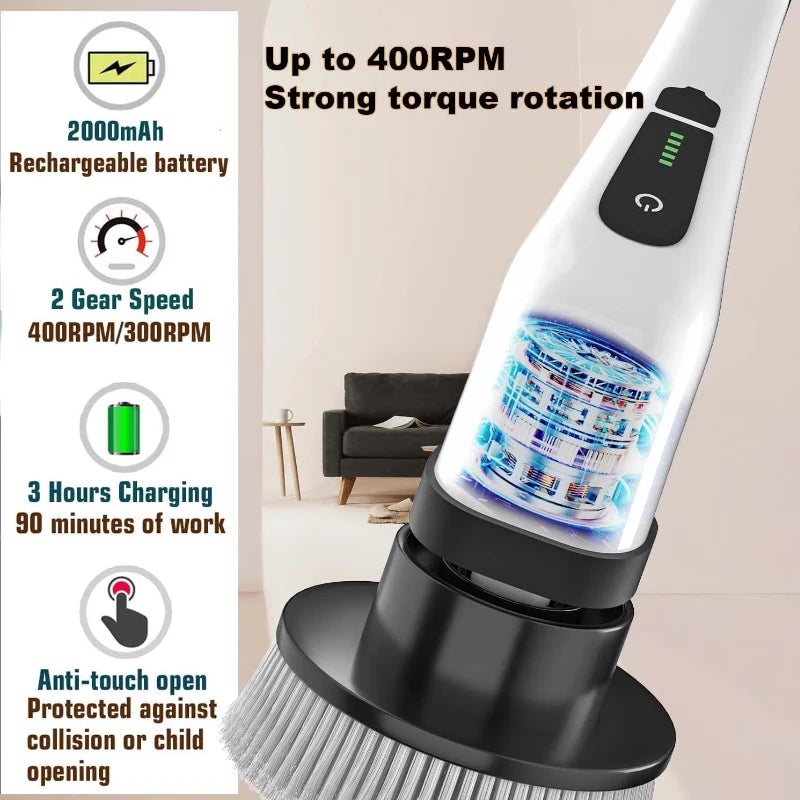 PowerSpin Brush Scrubber