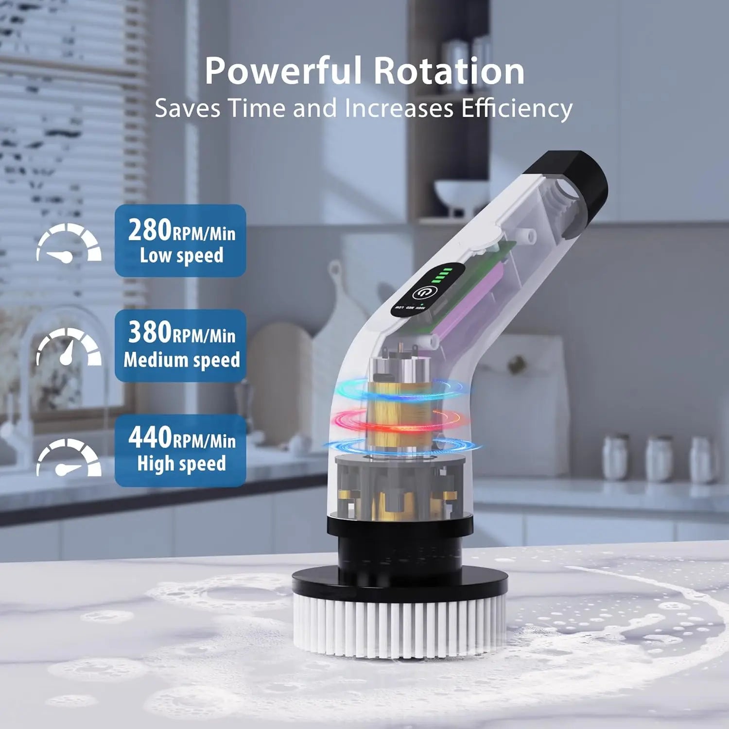 PowerSpin Brush Scrubber